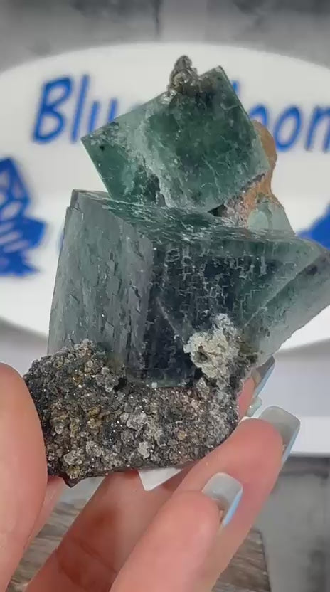 Fluorite with Purple Phantoms #1