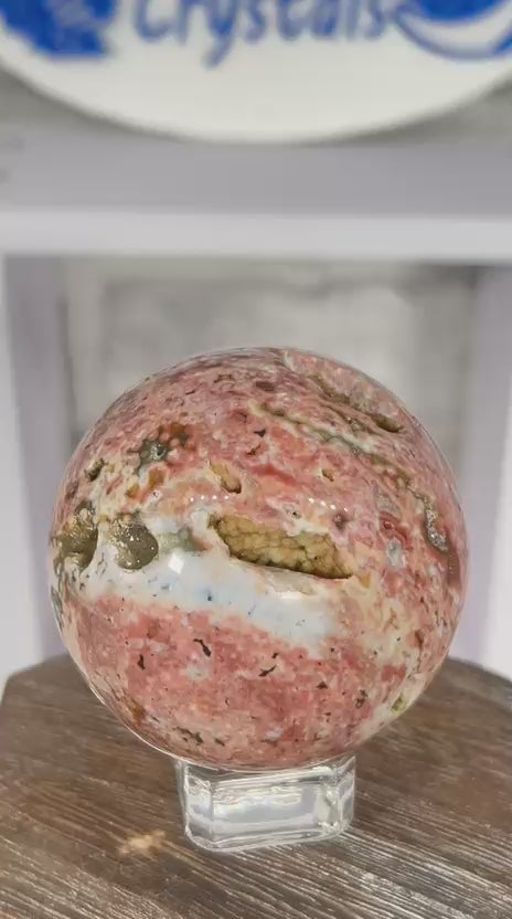 Pink Ocean Jasper Sphere #3
