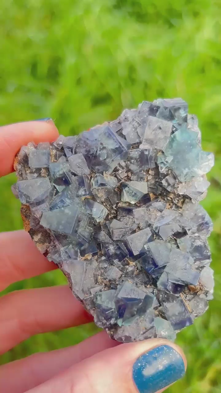 Fairy Holes Fluorite Cluster