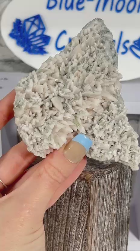 Feather Calcite Crystal Cluster