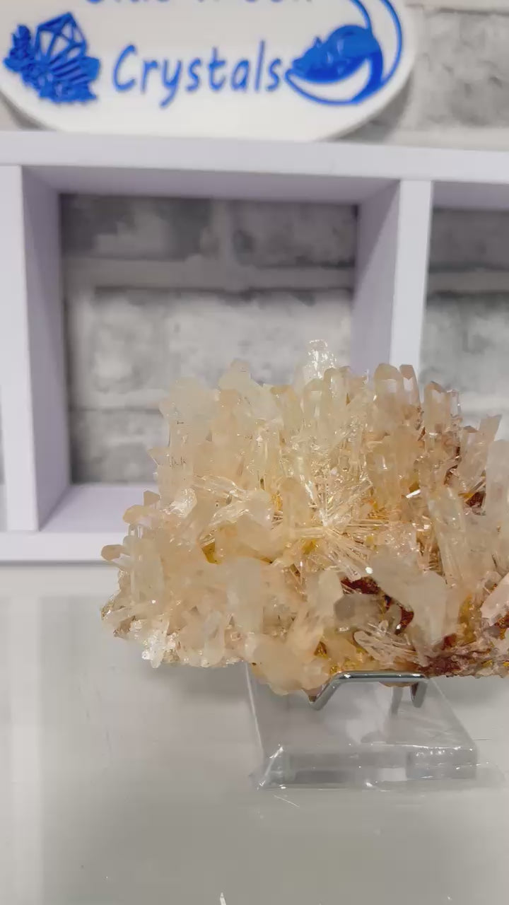 ✨ Golden Lemurian Quartz Cluster