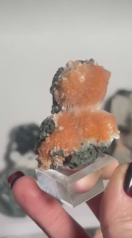 Thomsonite with Mesolite on Matrix #3