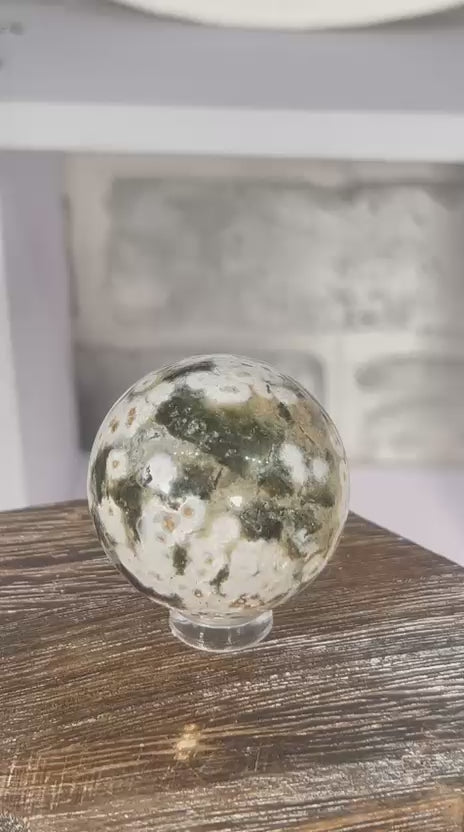 8th Vein Ocean Jasper Sphere #2